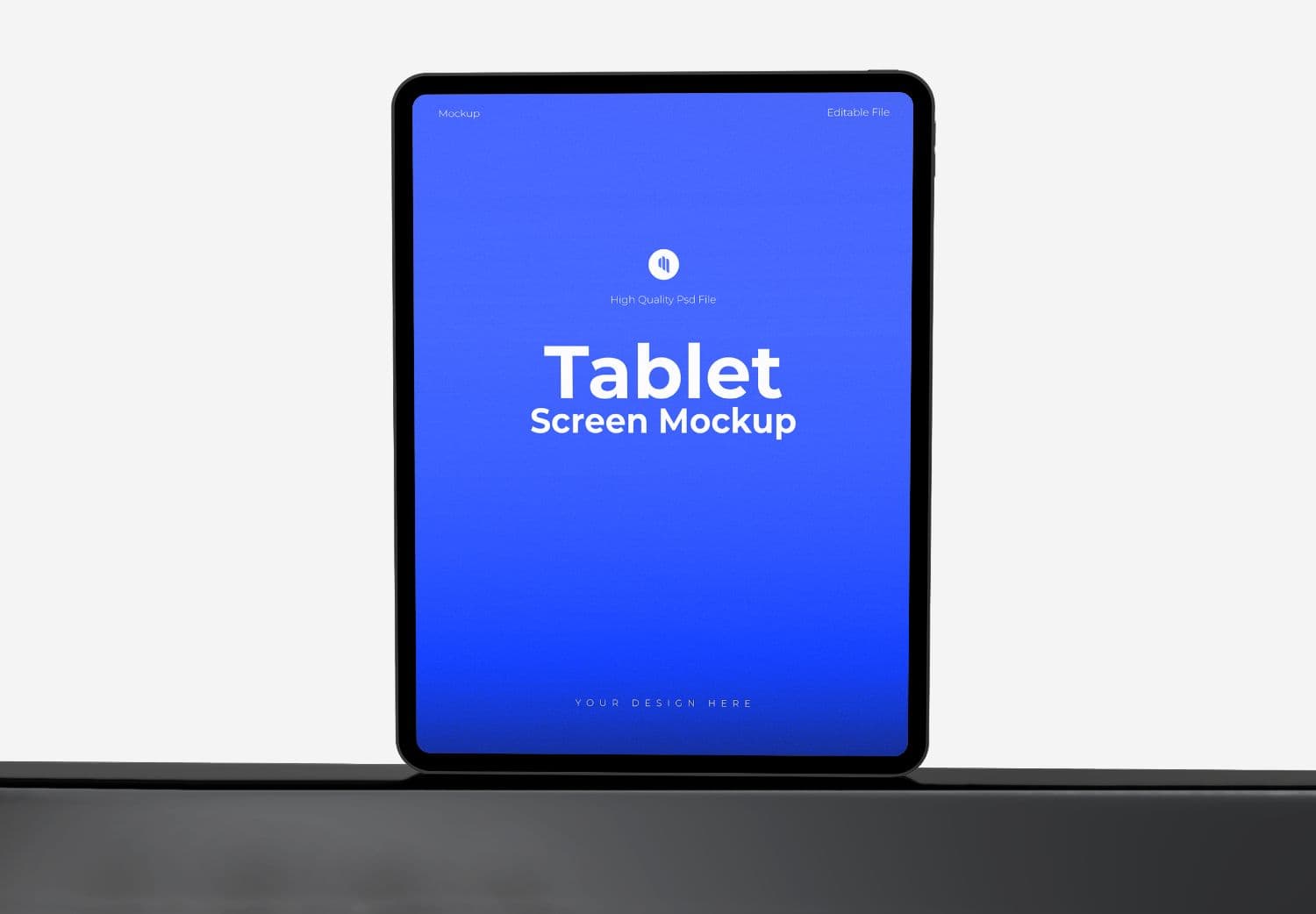 Tablet Screen Mockup for App Designs