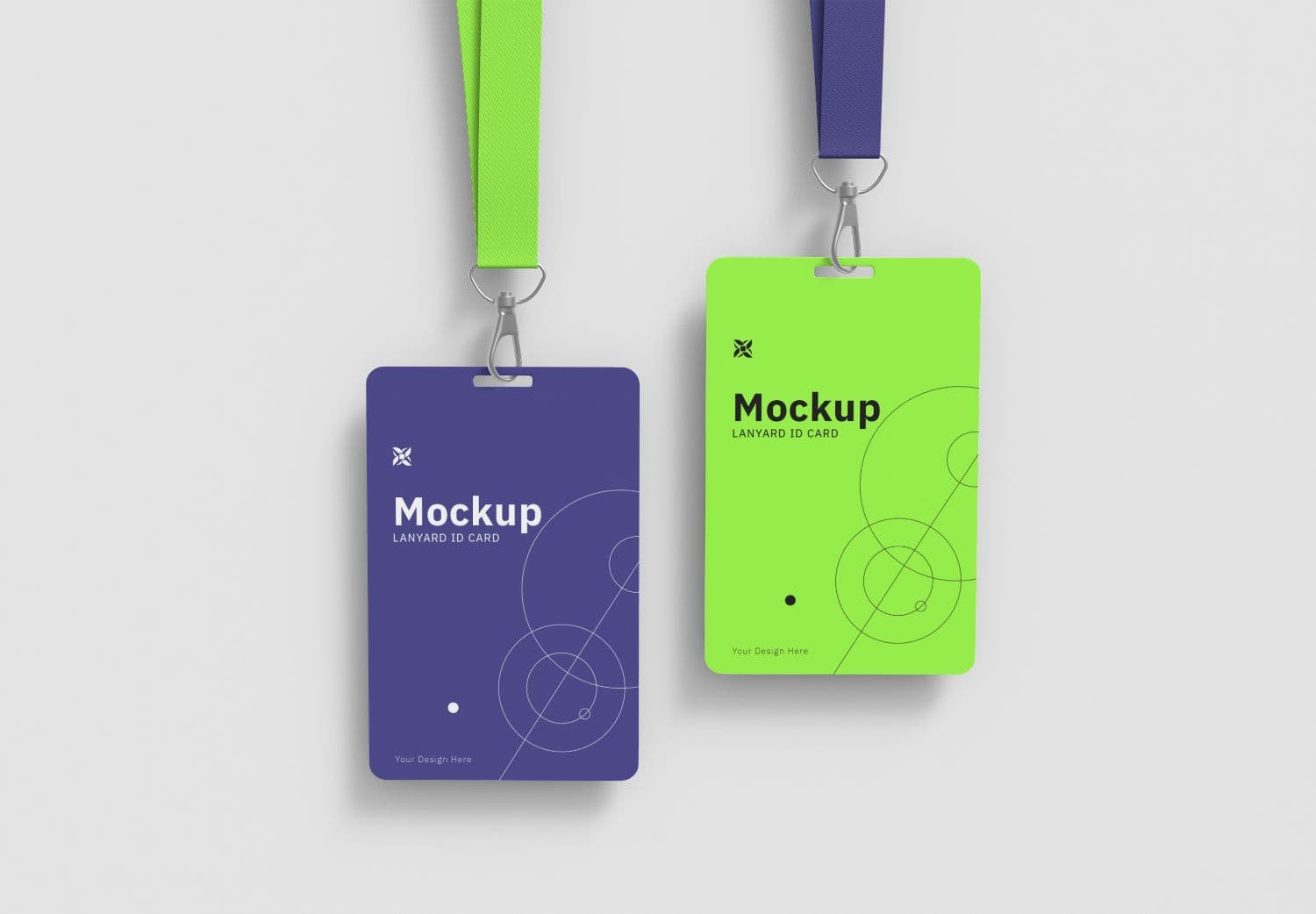Lanyard ID Card Mockup for Events