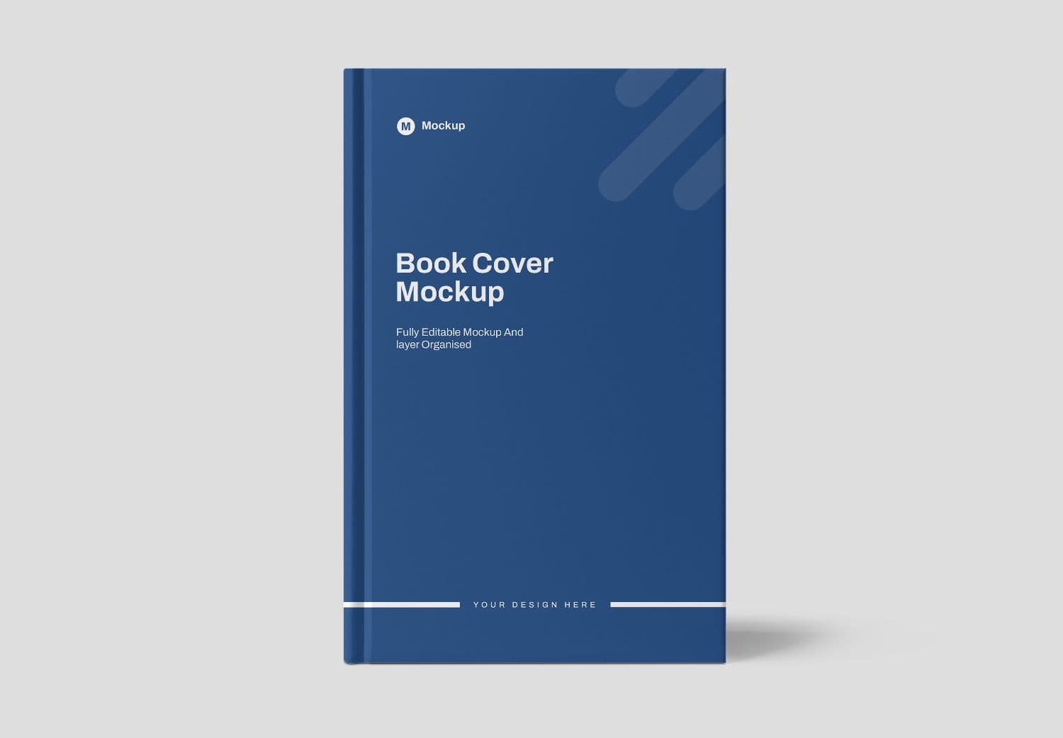 Blue Book Cover Mockup – Clean & Editable Template