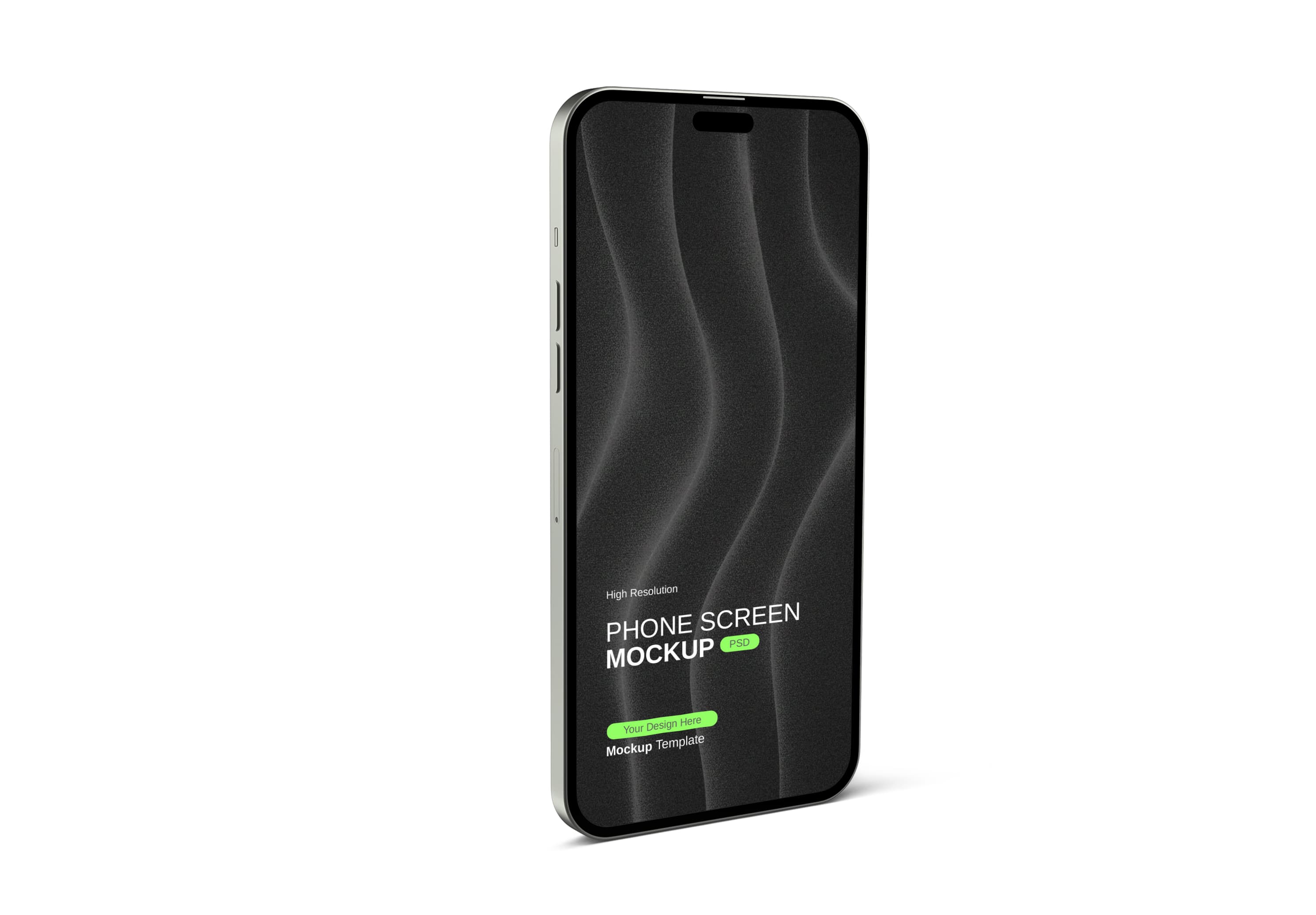 Minimalist Phone Screen Mockup Template