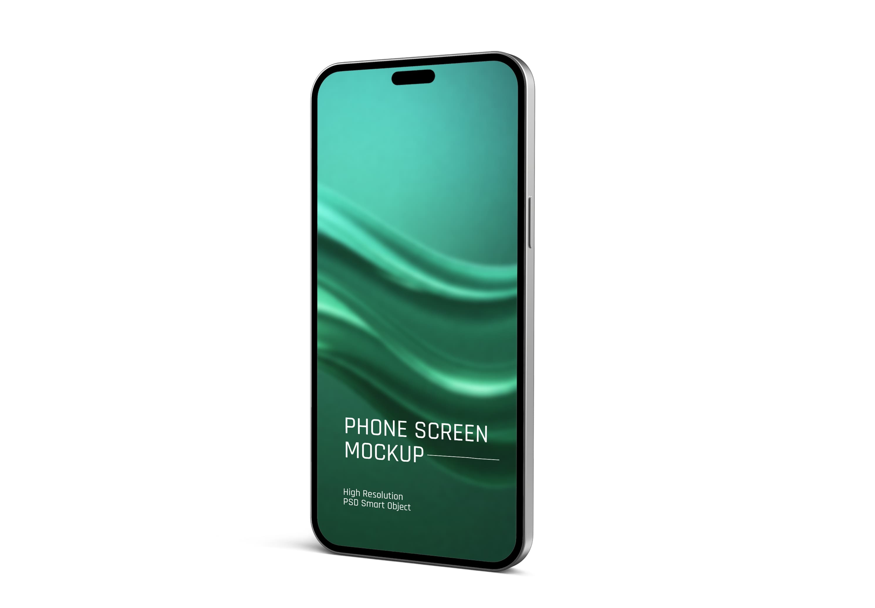 iPhone 15 Pro Screen Mockup Template