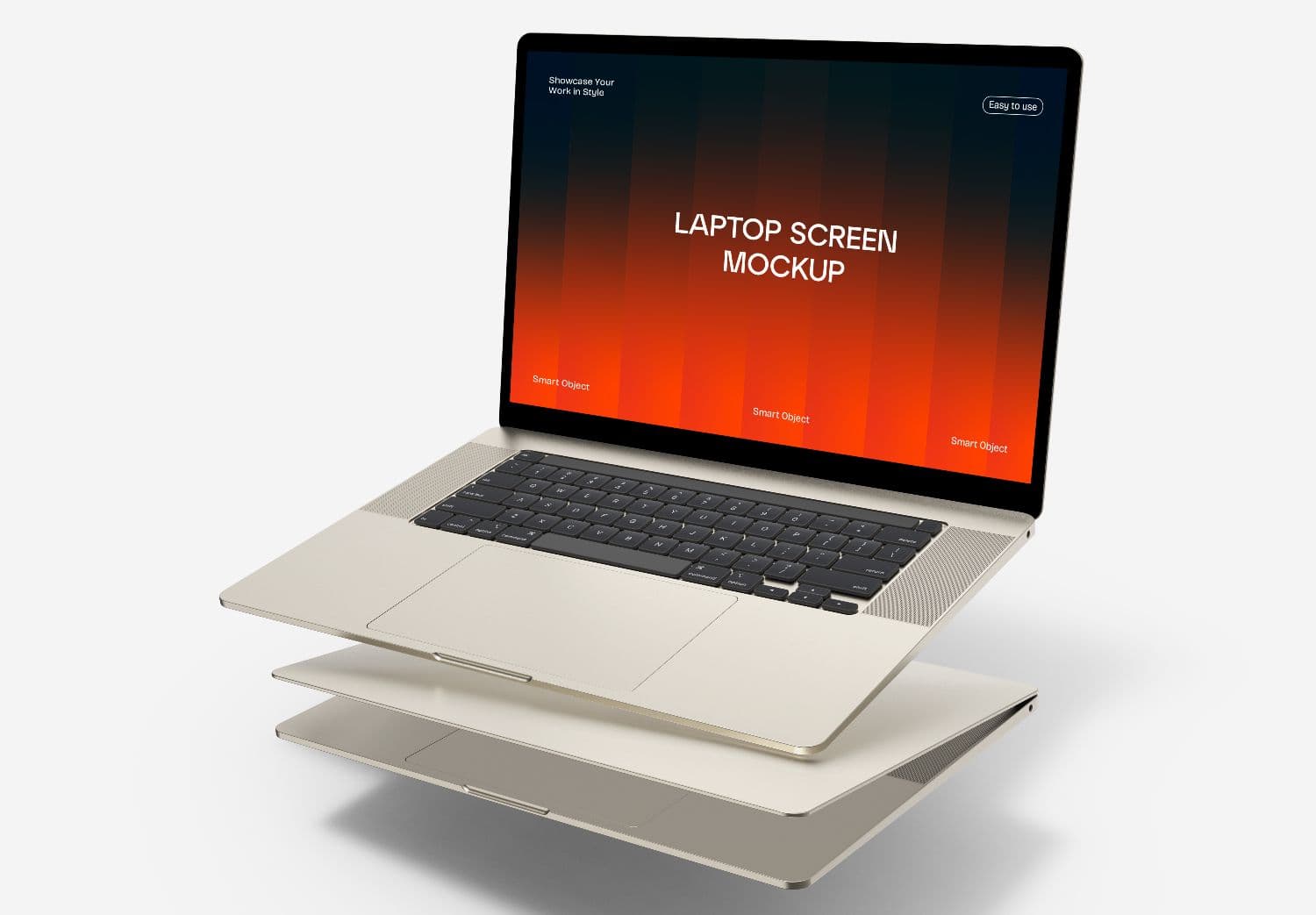 MacBook Pro 16 Inch Screen Mockup Template
