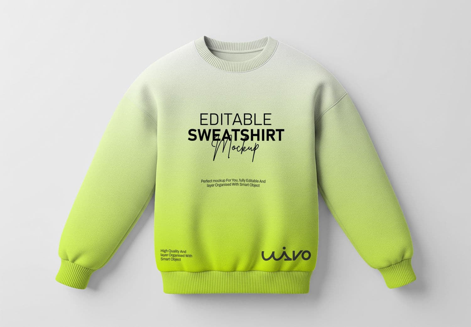 Editable Sweatshirt Mockup for Brands