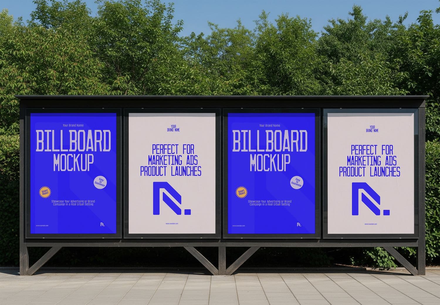 Outdoor Billboard Mockup for Brand Campaigns