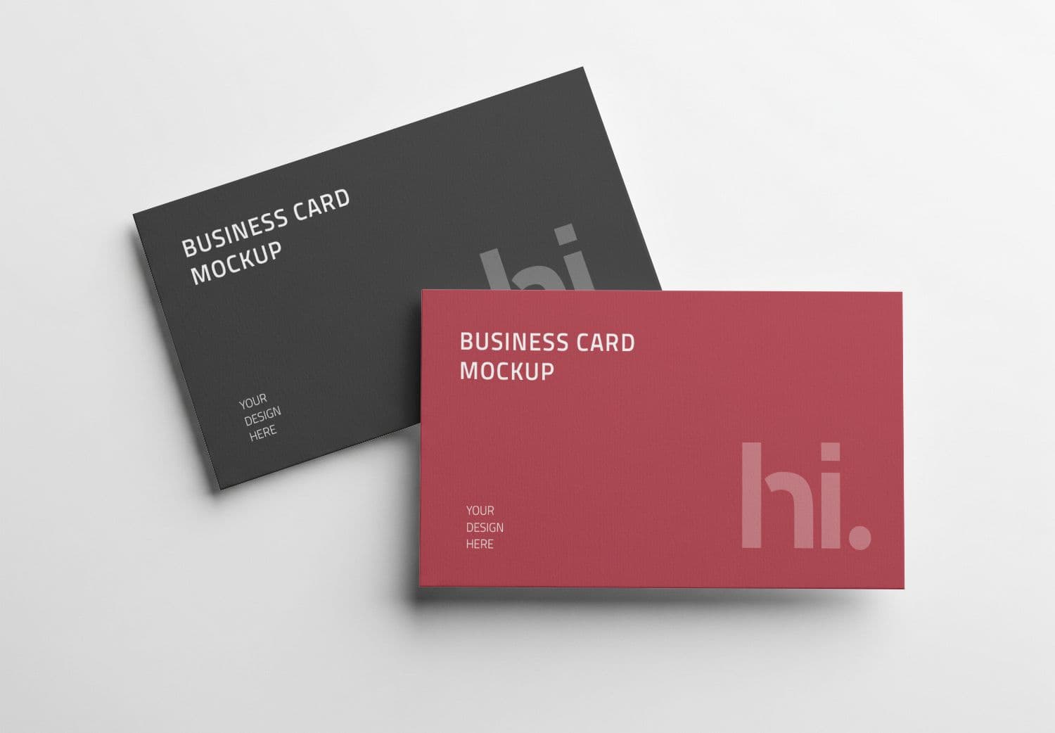 Clean Business Card Mockup Template
