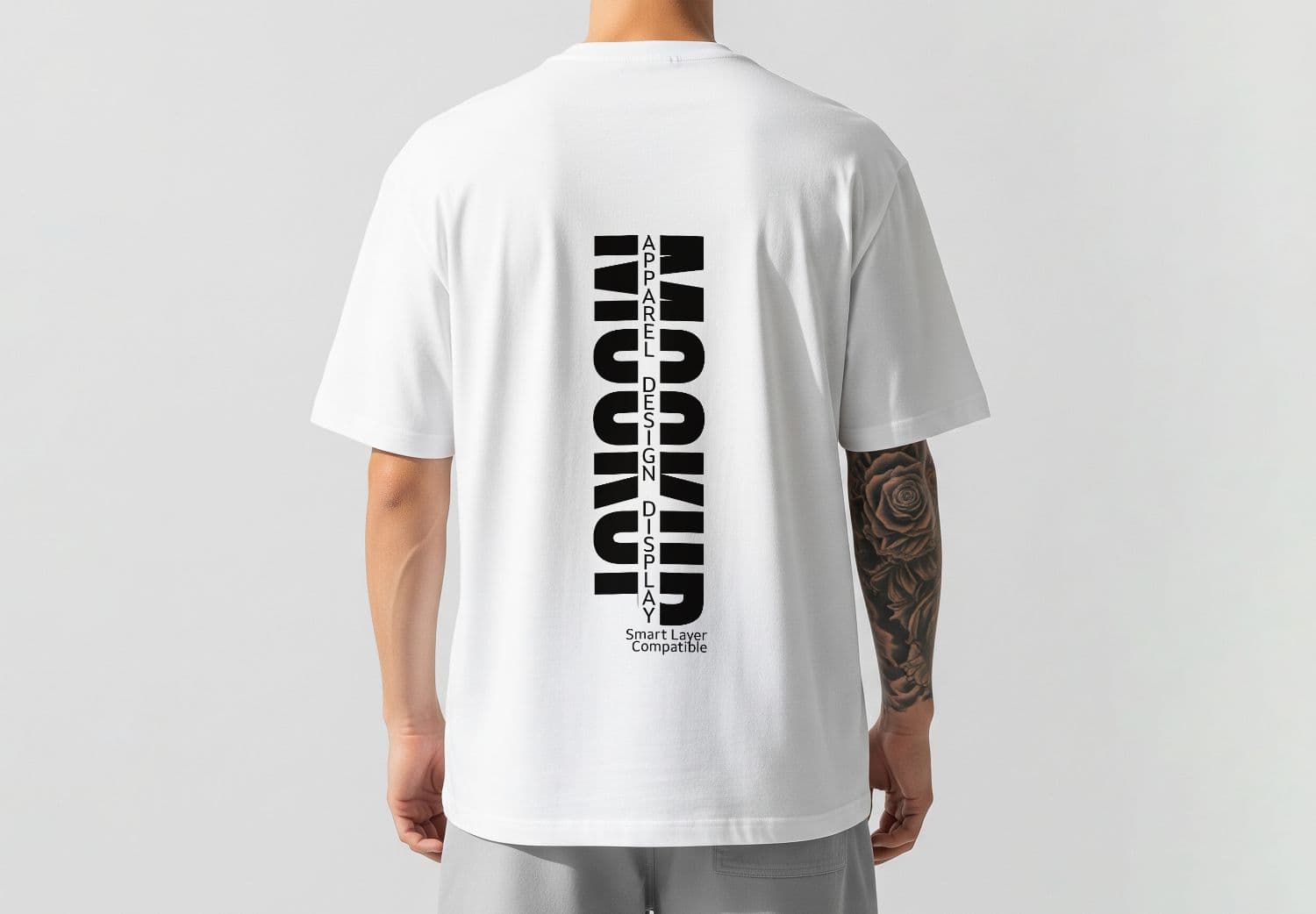 Minimalist Apparel Design T-Shirt Mockup for Branding