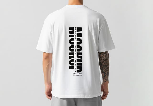 Minimalist Apparel Design T-Shirt Mockup for Branding