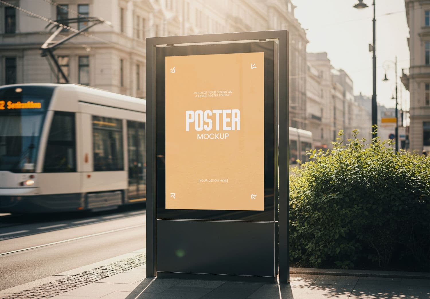 Urban Street Poster Mockup Display