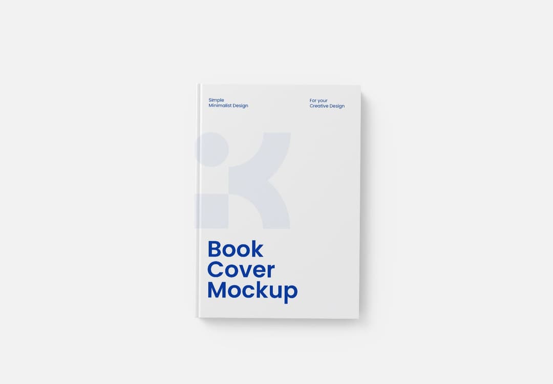 Front Hardcover Book Cover Mockup