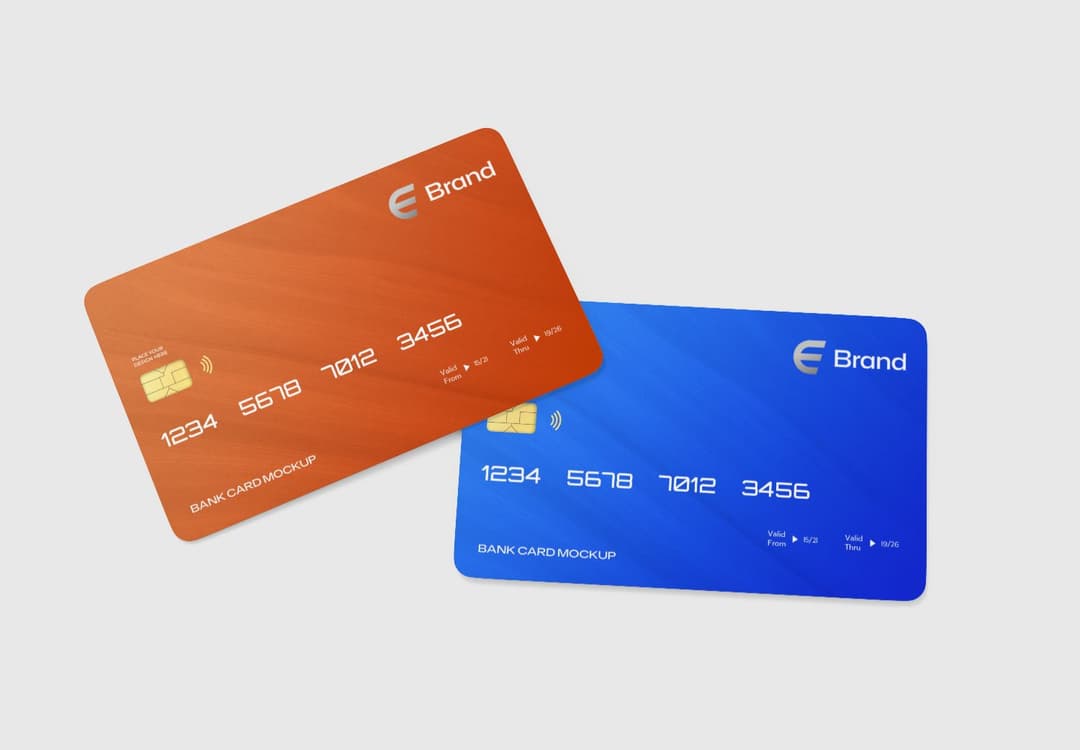 Credit Card Mock Up - Bank Card Design
