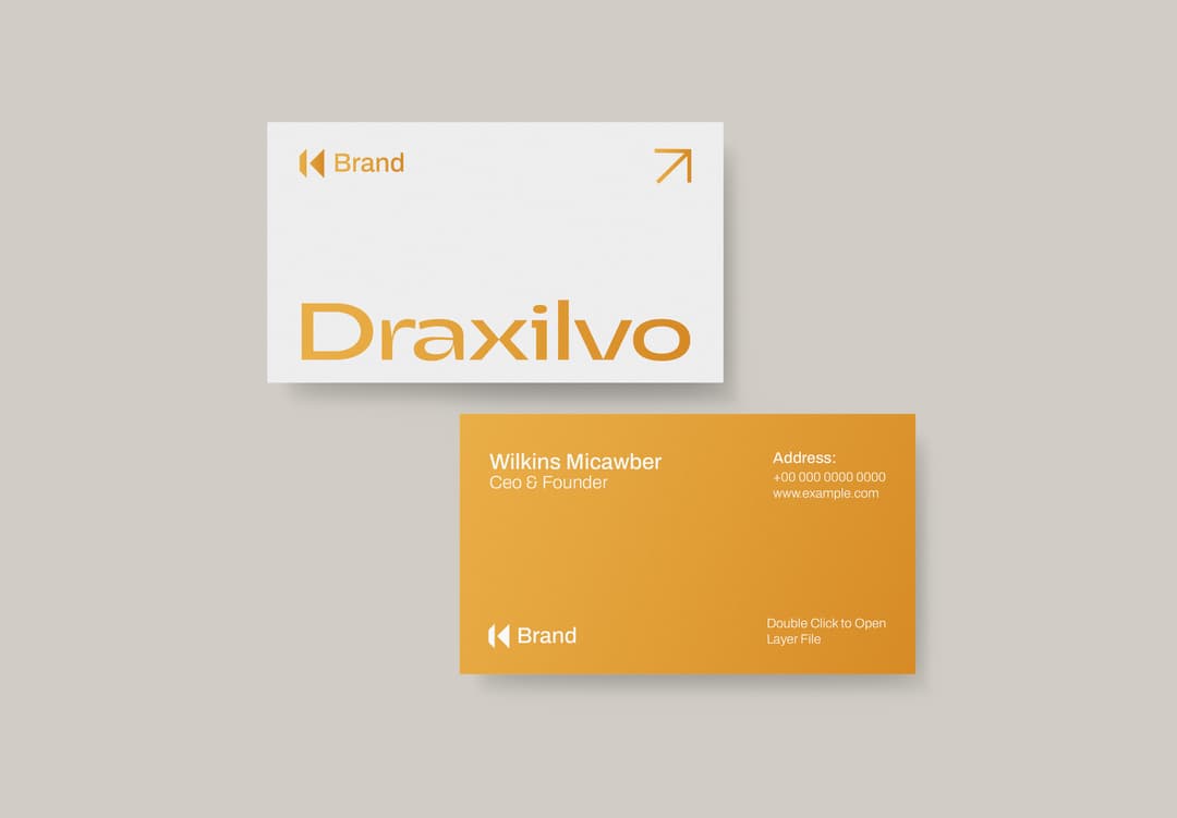 Business Card Mockup Set PSD | MockupHive