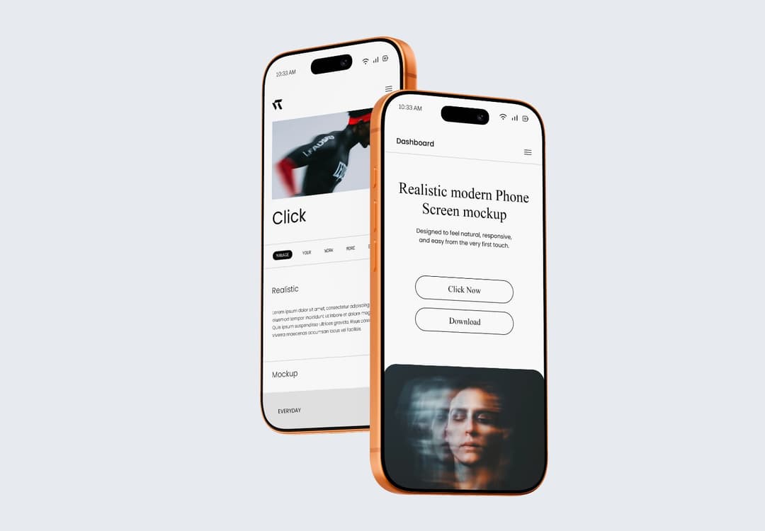 Apple iPhone 17 Pro Max Floating Mockup | MockupHive