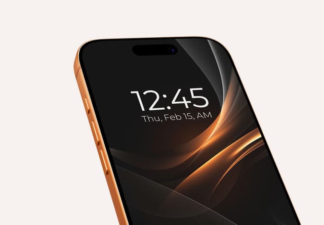 Apple iPhone 17 Pro Max Lock Mockup