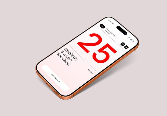Apple iPhone 17 Pro Max Mockup