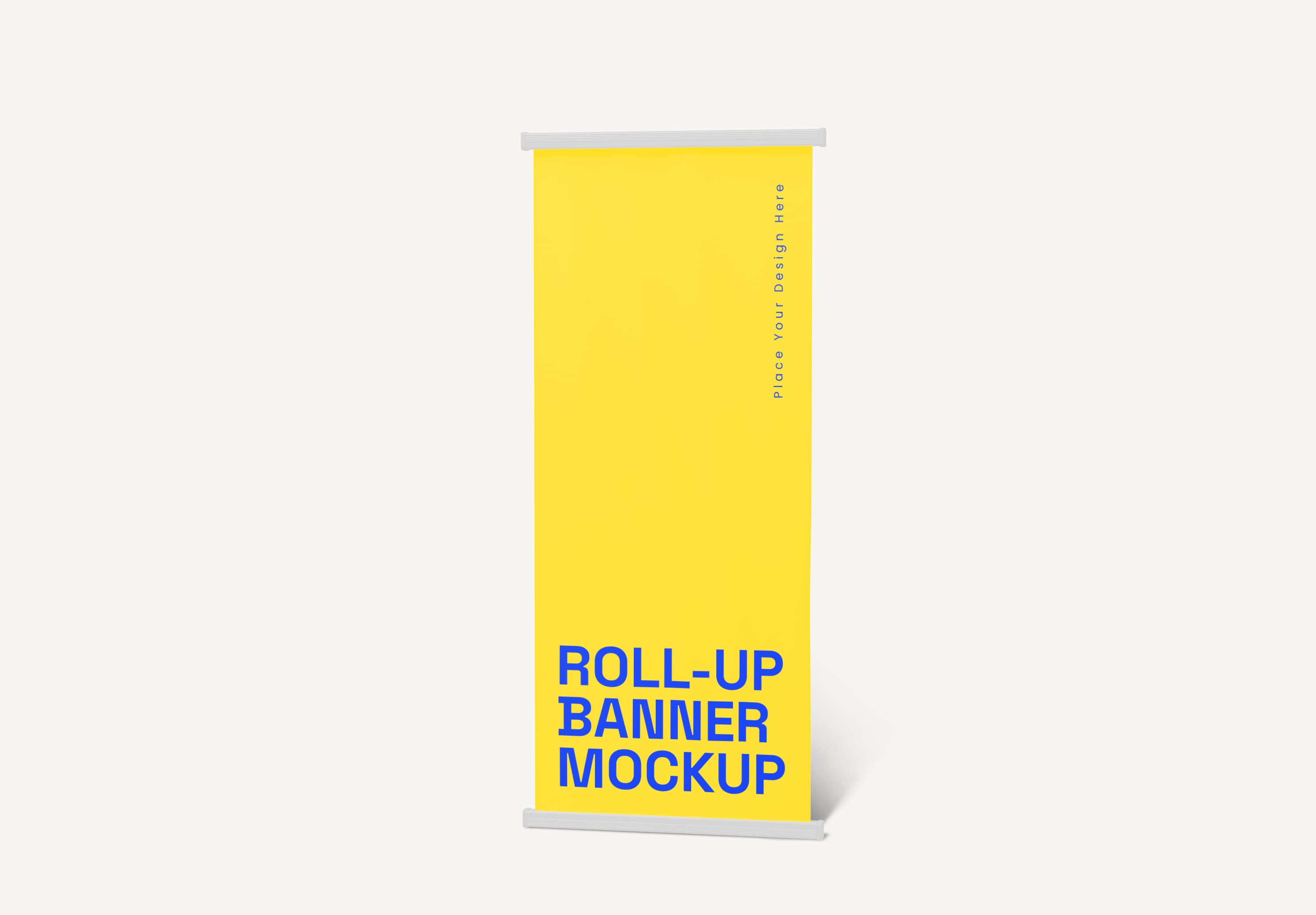 Minimal Roll Up Banner Mockup Display