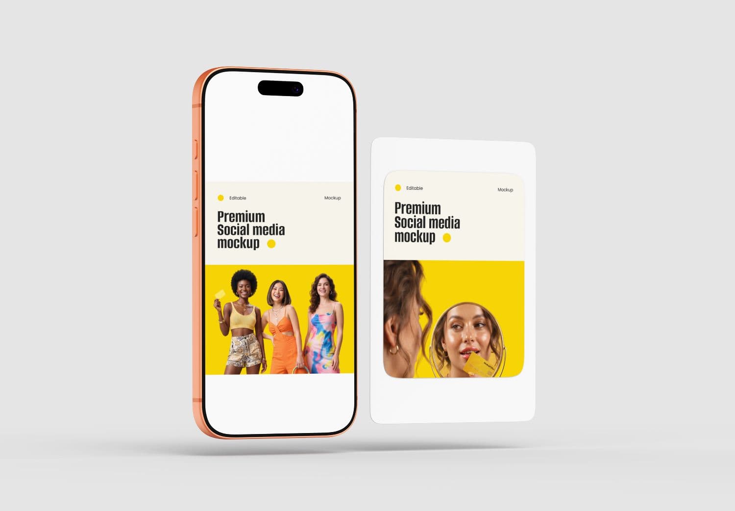 Social Media Post Mockup – Modern Mobile Presentation