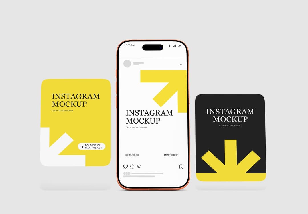Instagram Social Media Posts Mockup