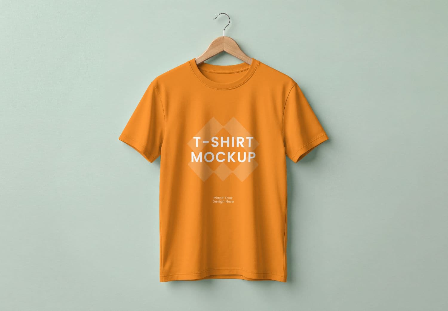 T-Shirt on Hanger Mockup