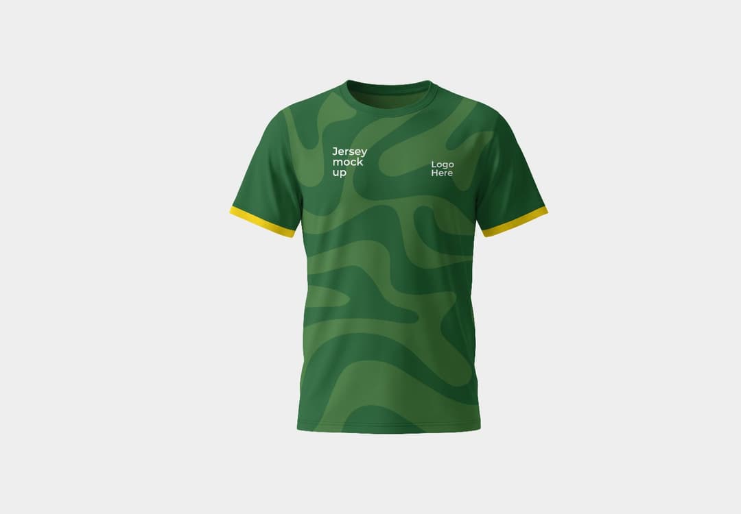 Camouflage Sports Jersey Mockup