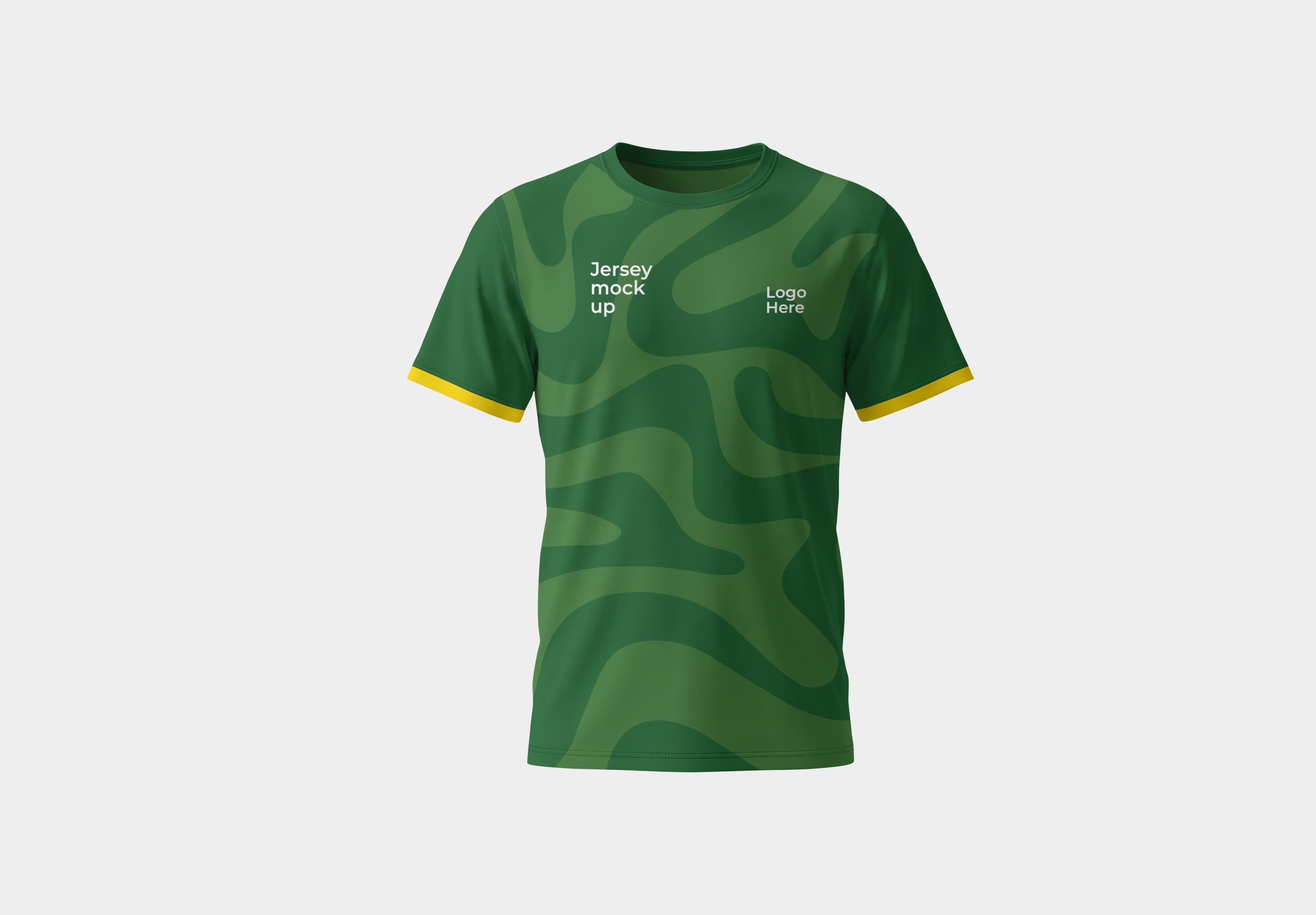 Camouflage Sports Jersey Mockup