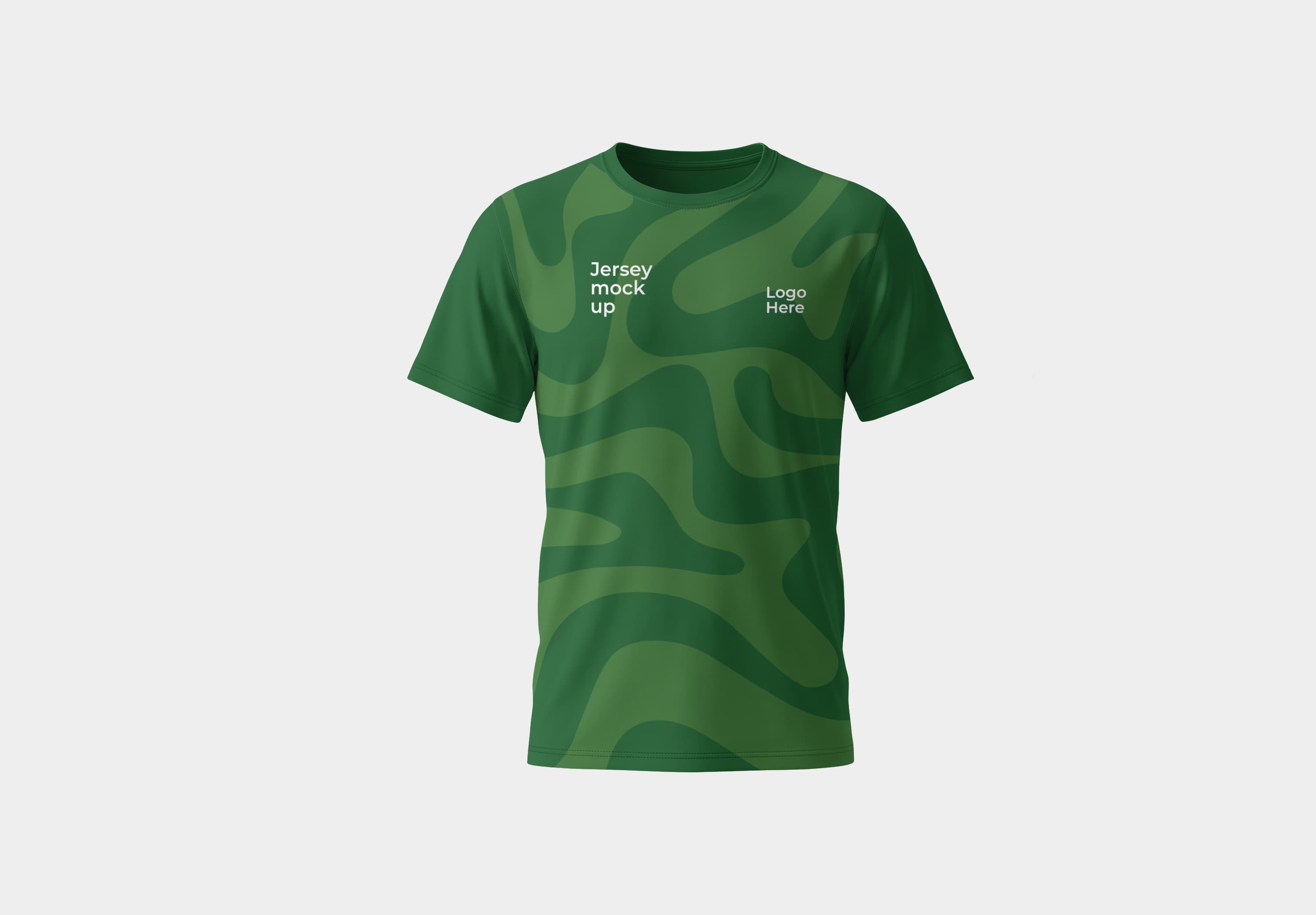 Camouflage Sports Jersey Mockup
