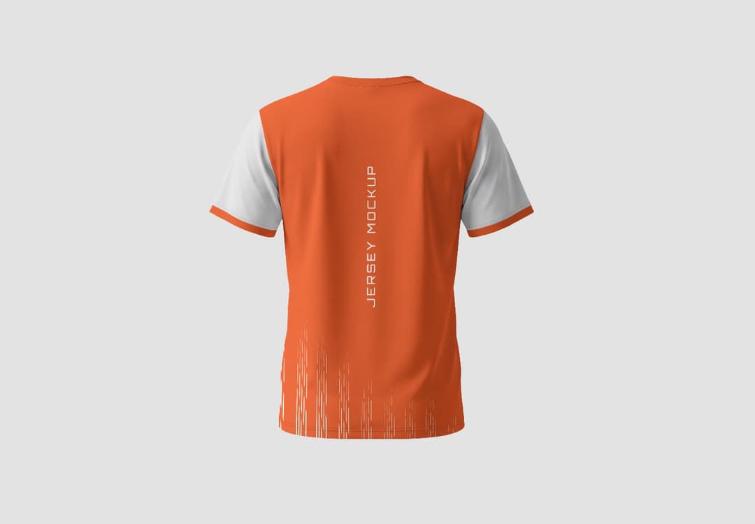 New Look Sports Jersey Back View Mockup