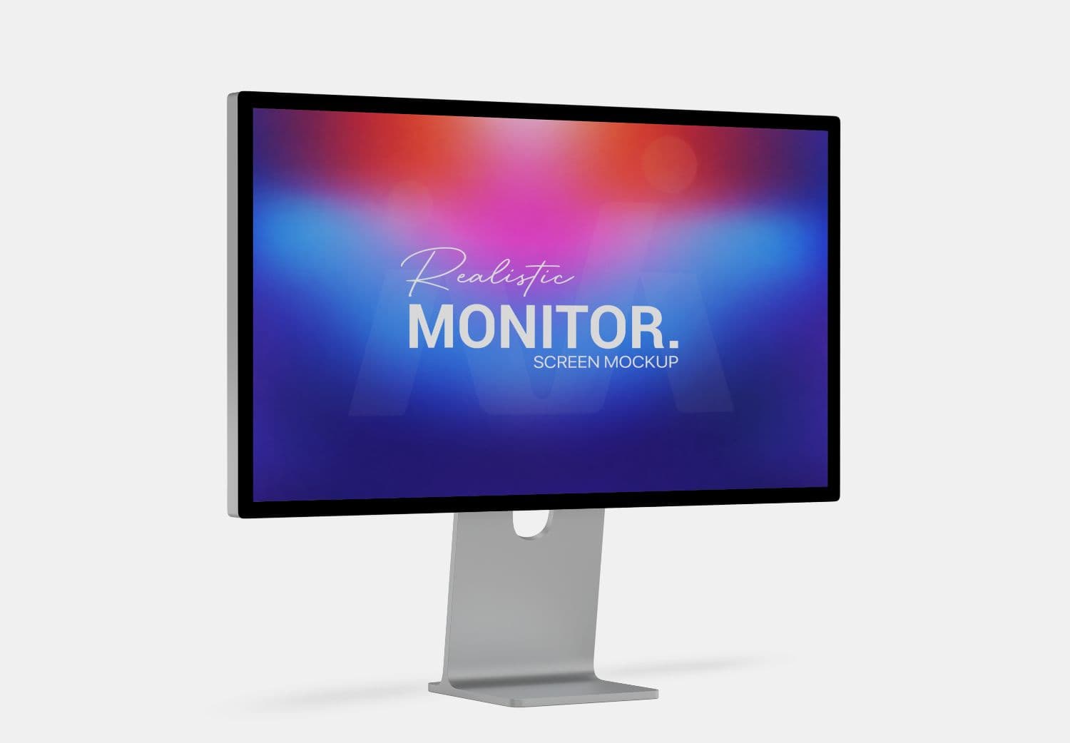 Realistic Studio Display XDR Monitor Screen Mockup