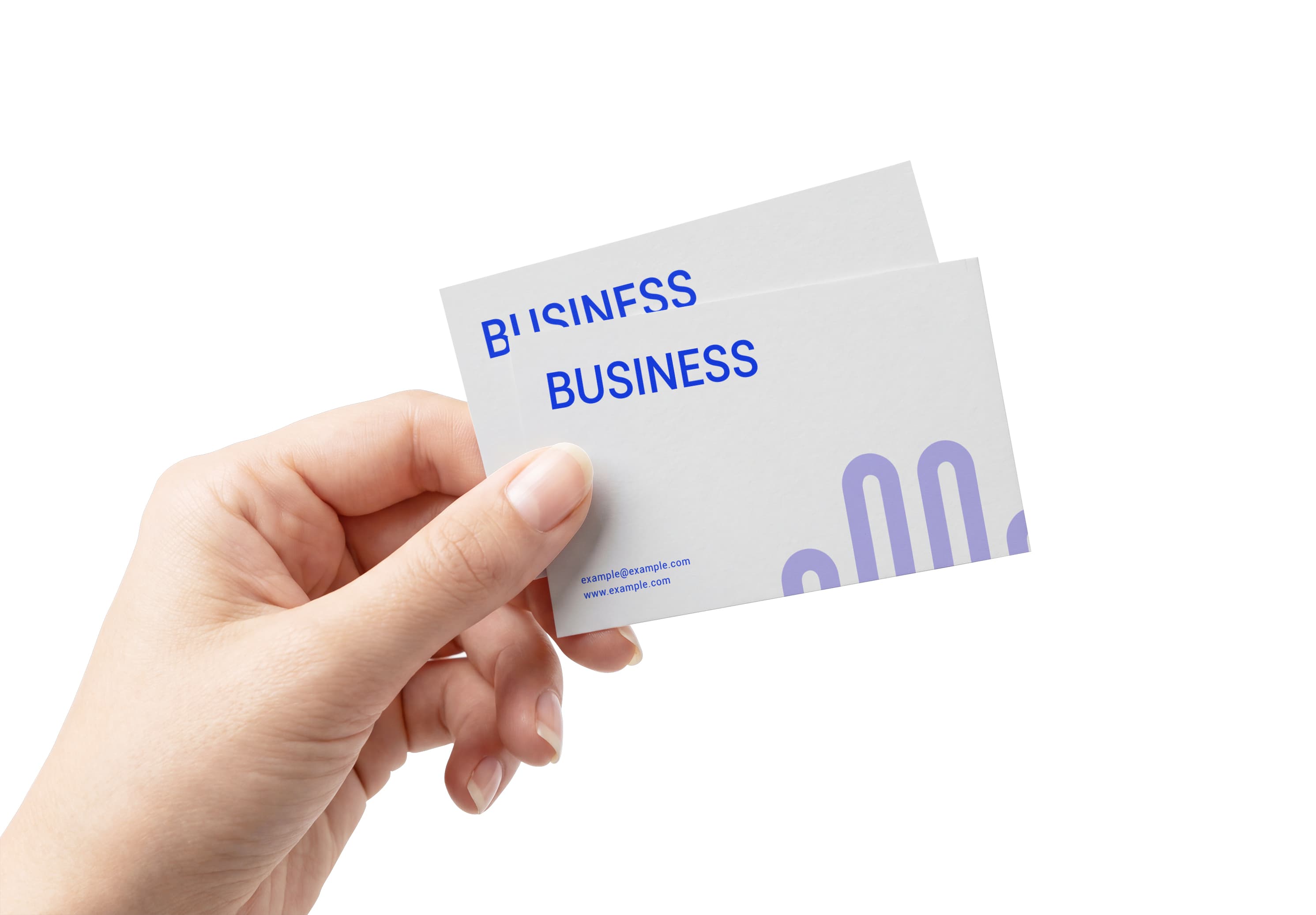 Hand Holding Business Card Mockup | MockupHive