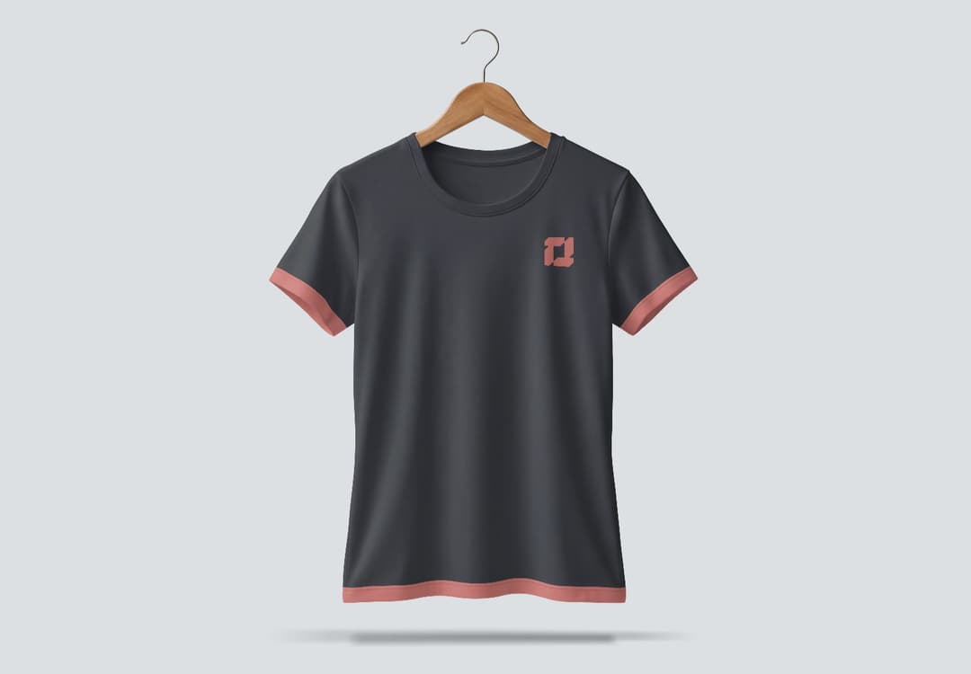 T-Shirt Mockup – Hanging Apparel for Fashion Branding Presentation