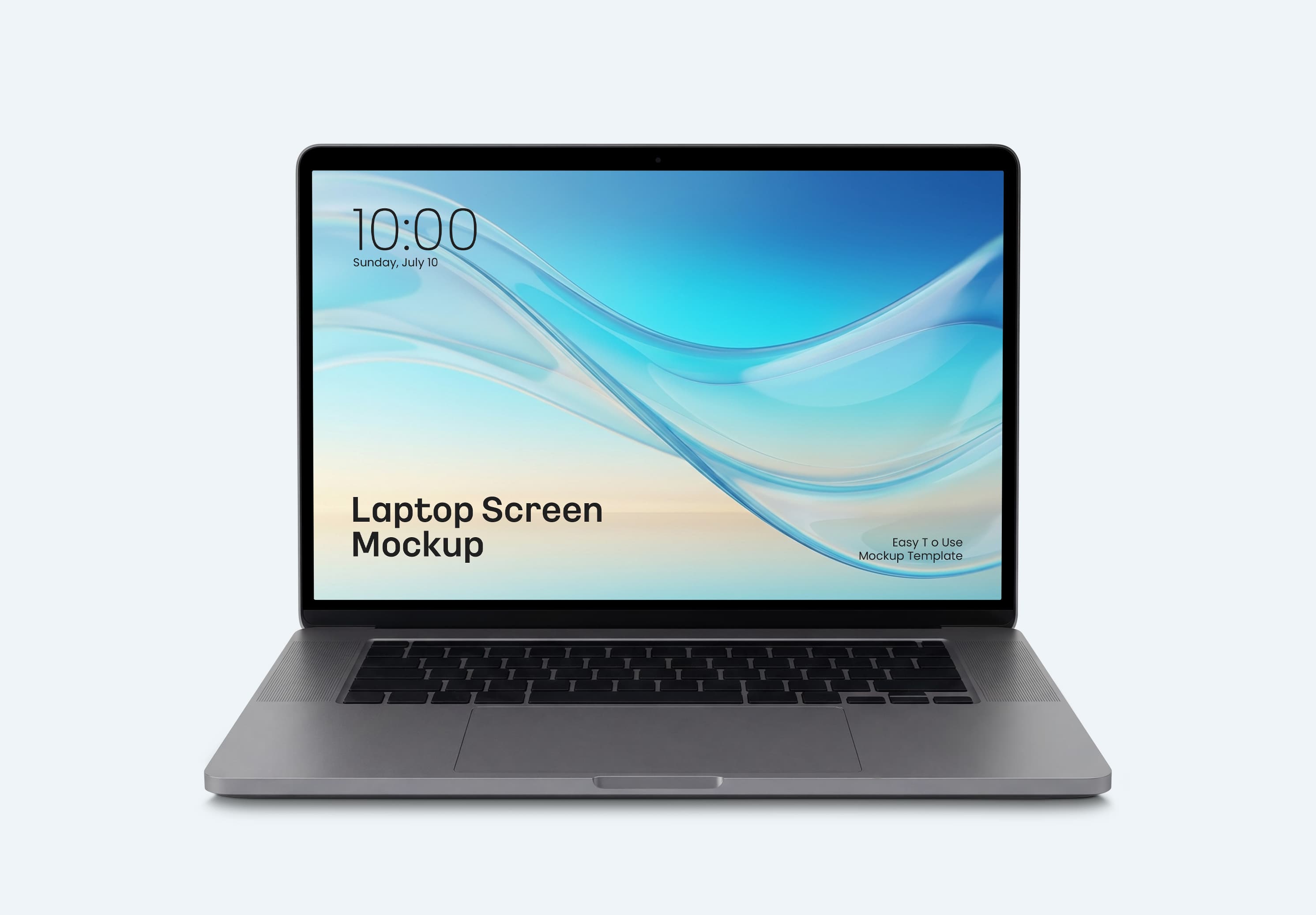 Minimal Laptop Screen Mockup