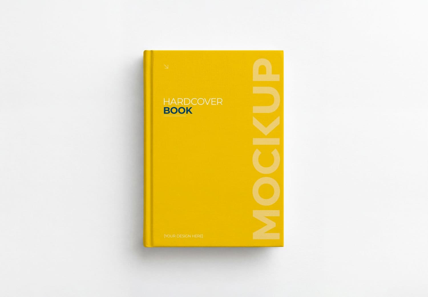 Minimal & Modern Hardcover Book Mockup