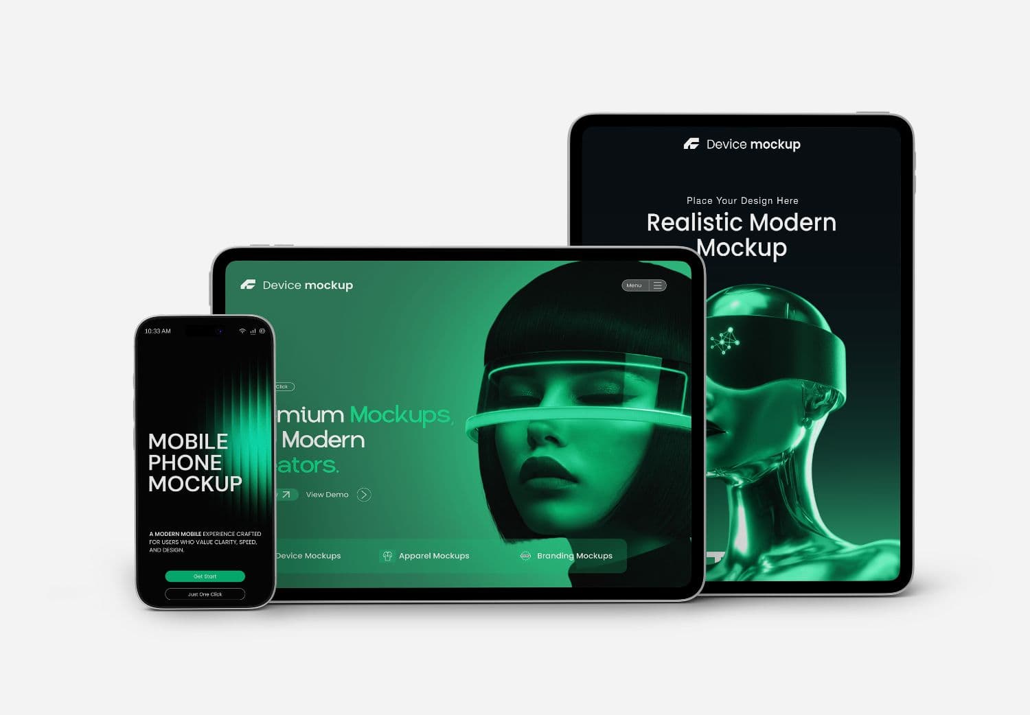 Modern Multi Device Screen Mockup – Responsive Design Showcase