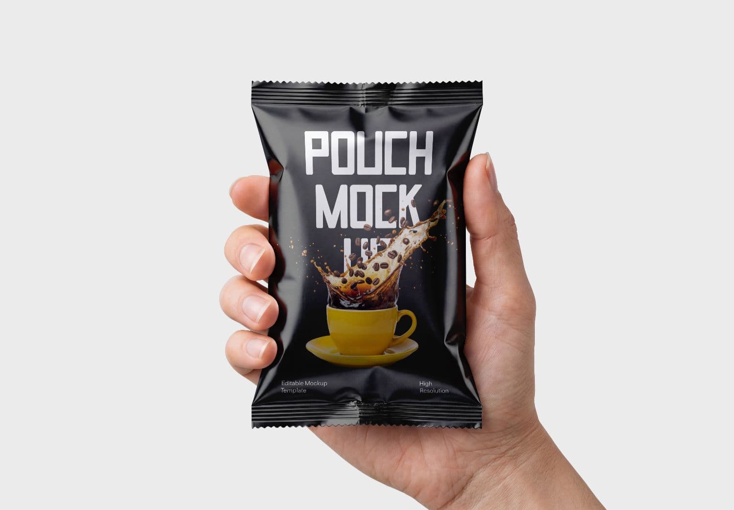 Pouch Packaging Mockup Template | MockupHive