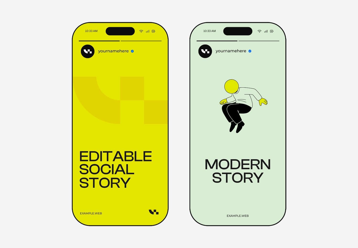 Minimal Social Media Story Mockup