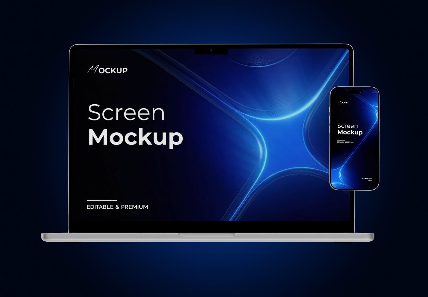 Laptop & Smartphone Screen Mockup