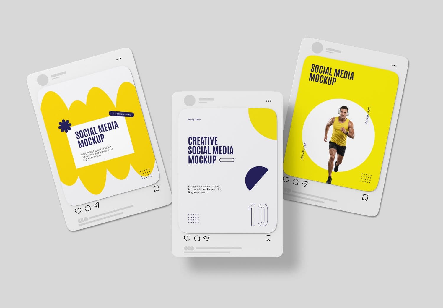 Creatives Social Media Post Mockups