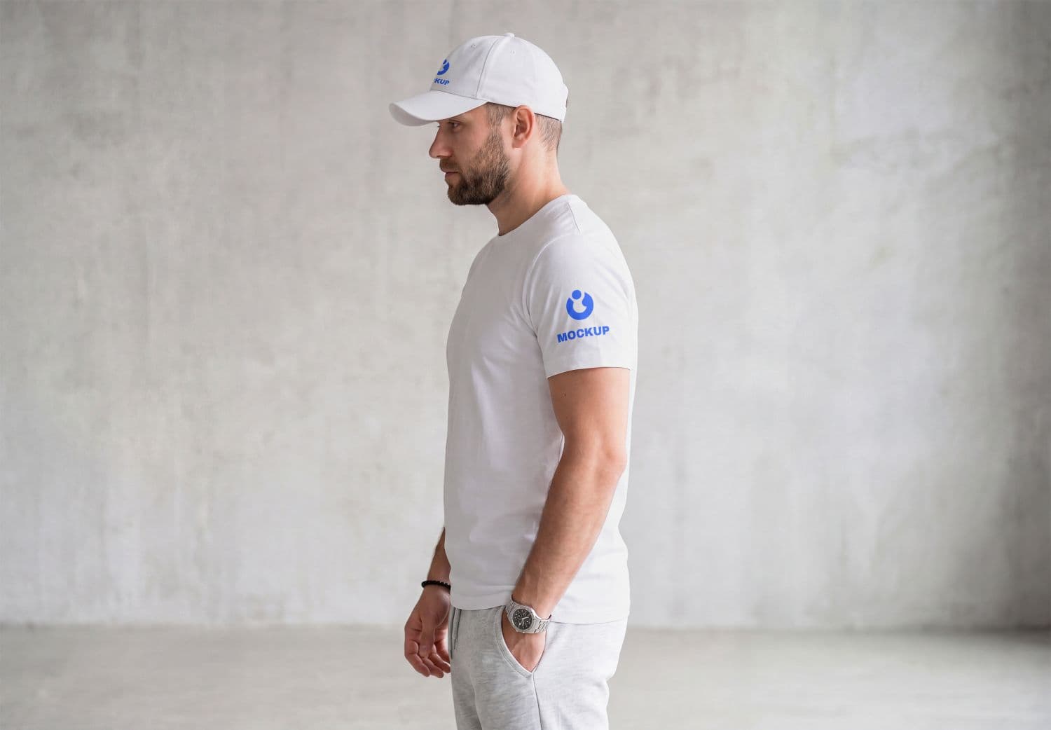 T-Shirt & Cap Branding Mockup