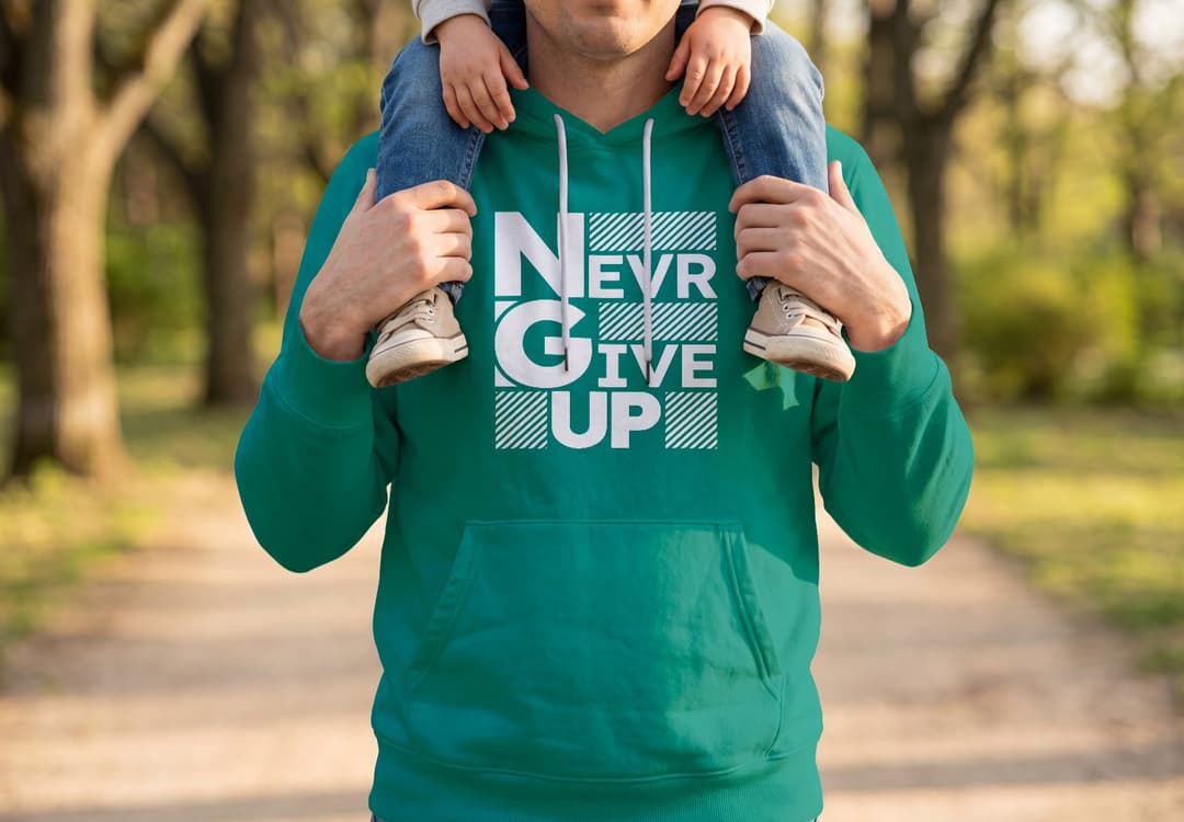 Realistic Men's Hoodie Mockup