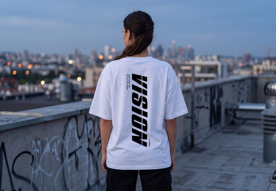 Urban Back T-Shirt Mockup