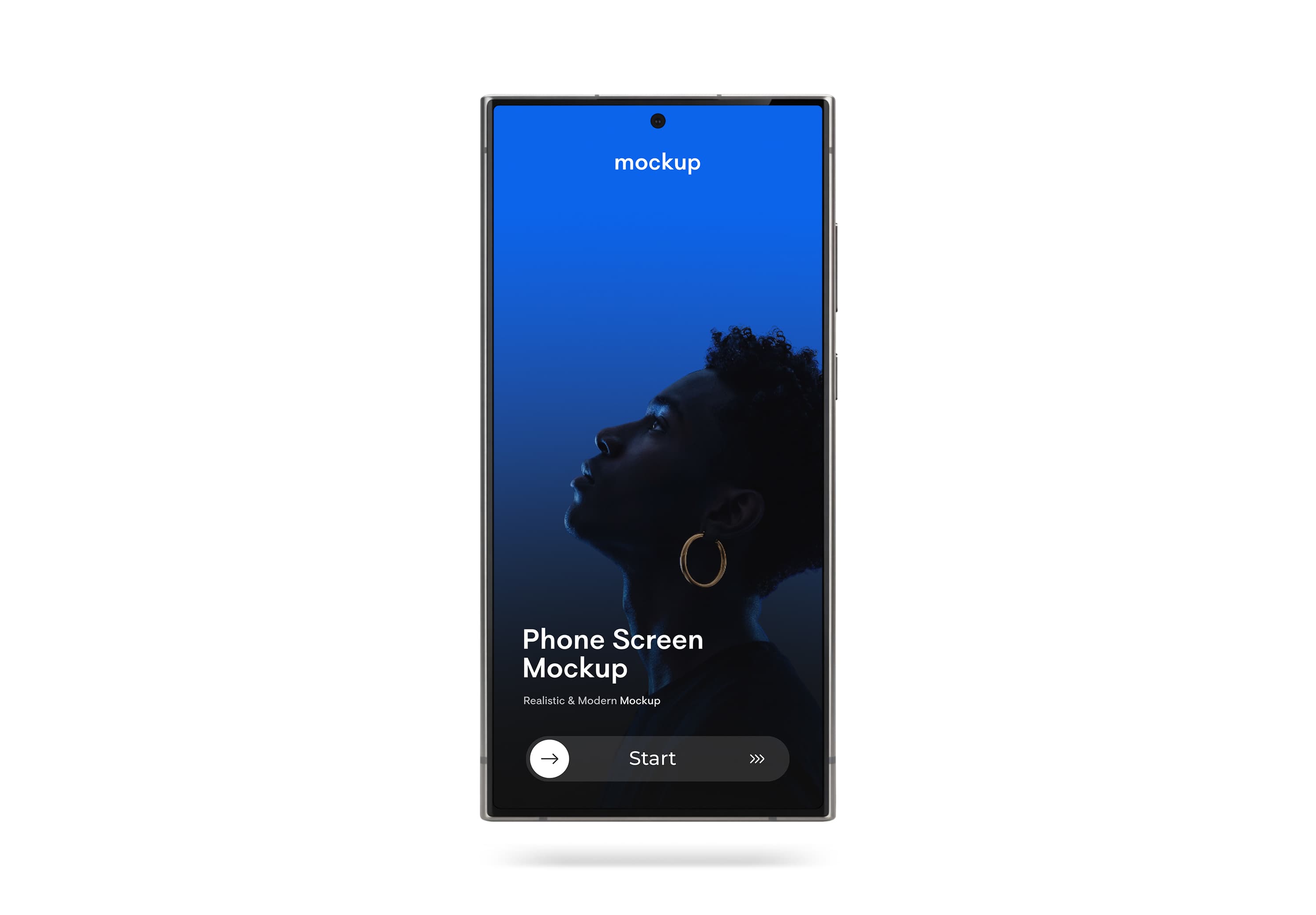 Realistic Phone Screen Mockup