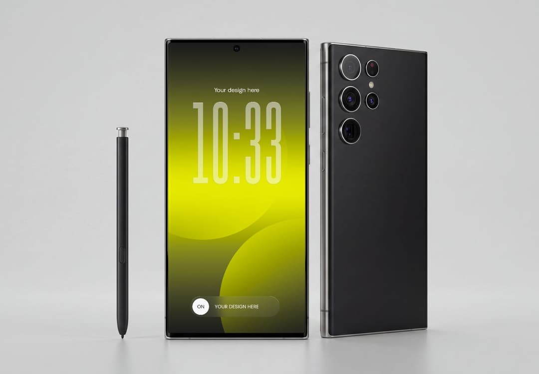 Modern Smartphone Mockup – Realistic Screen Presentation
