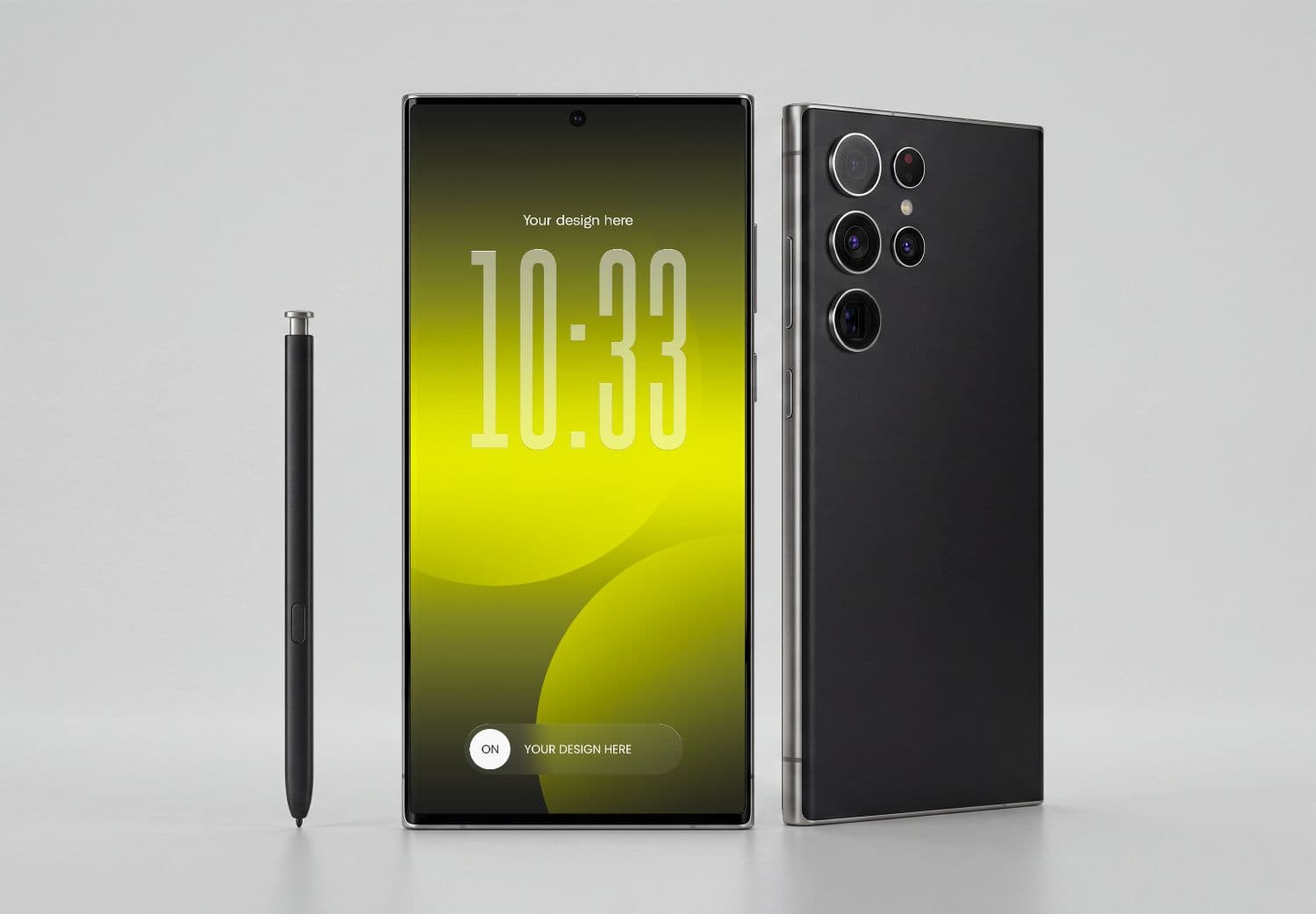 Modern Smartphone Mockup – Realistic Screen Presentation