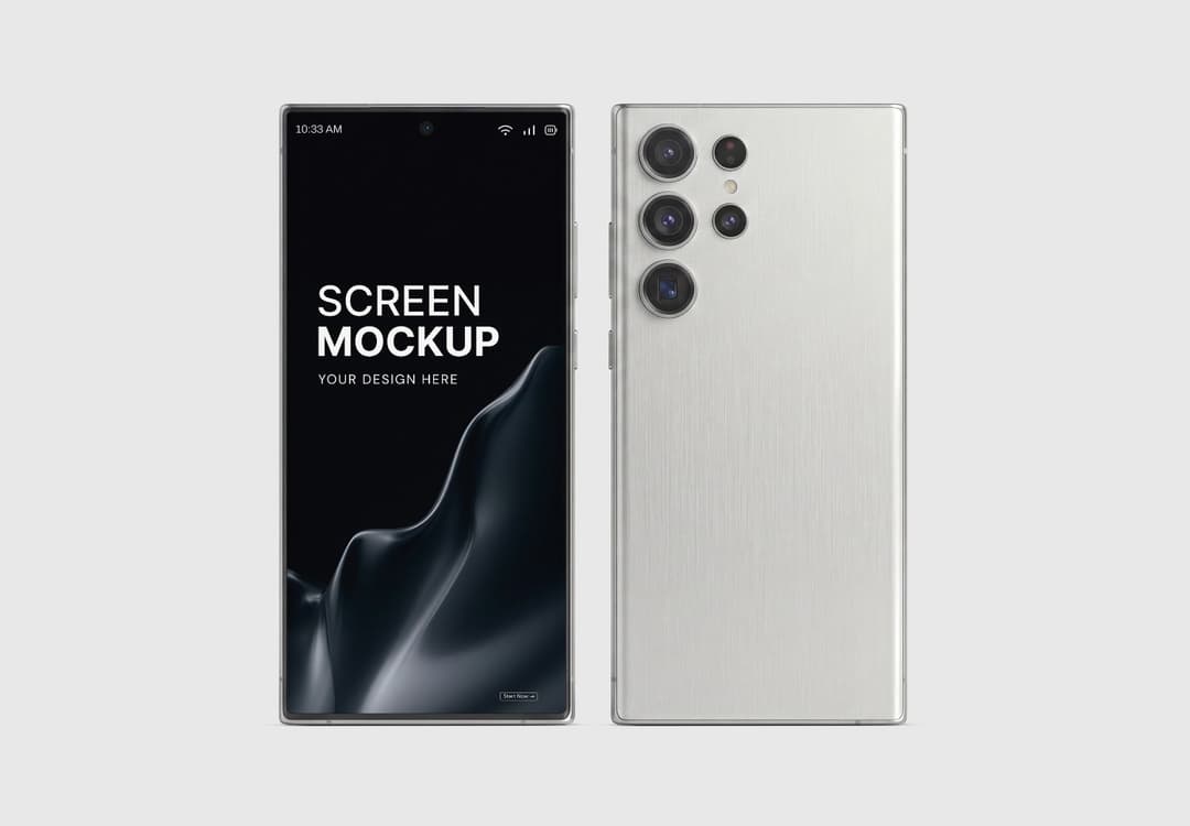 Realistics Phone Screen Mockups