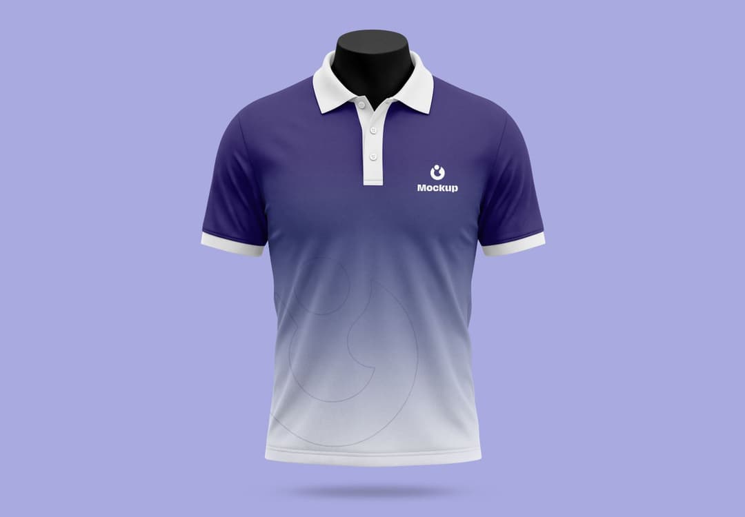 Realistic Polo Shirt Mockup – Premium Polo T-Shirt Branding Template