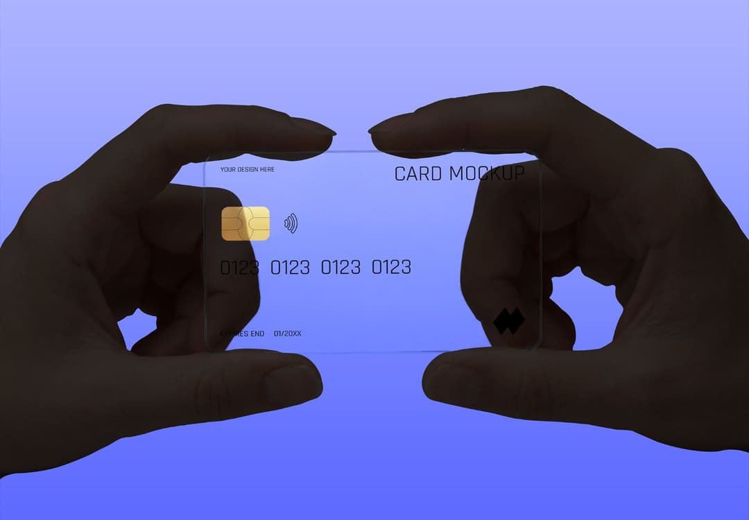 Transparent Card Mockup