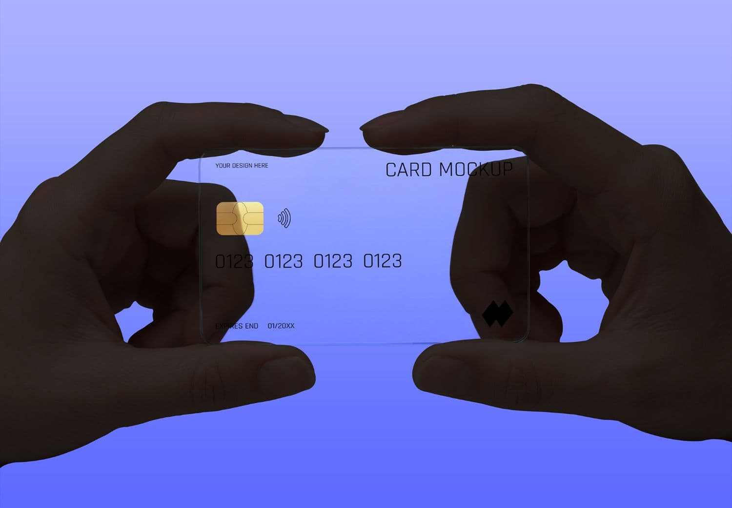 Transparent Card Mockup