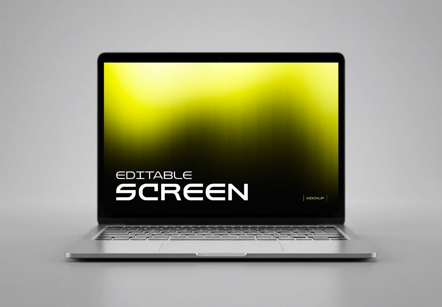 Realistic MacBook Laptop Screen Mockup