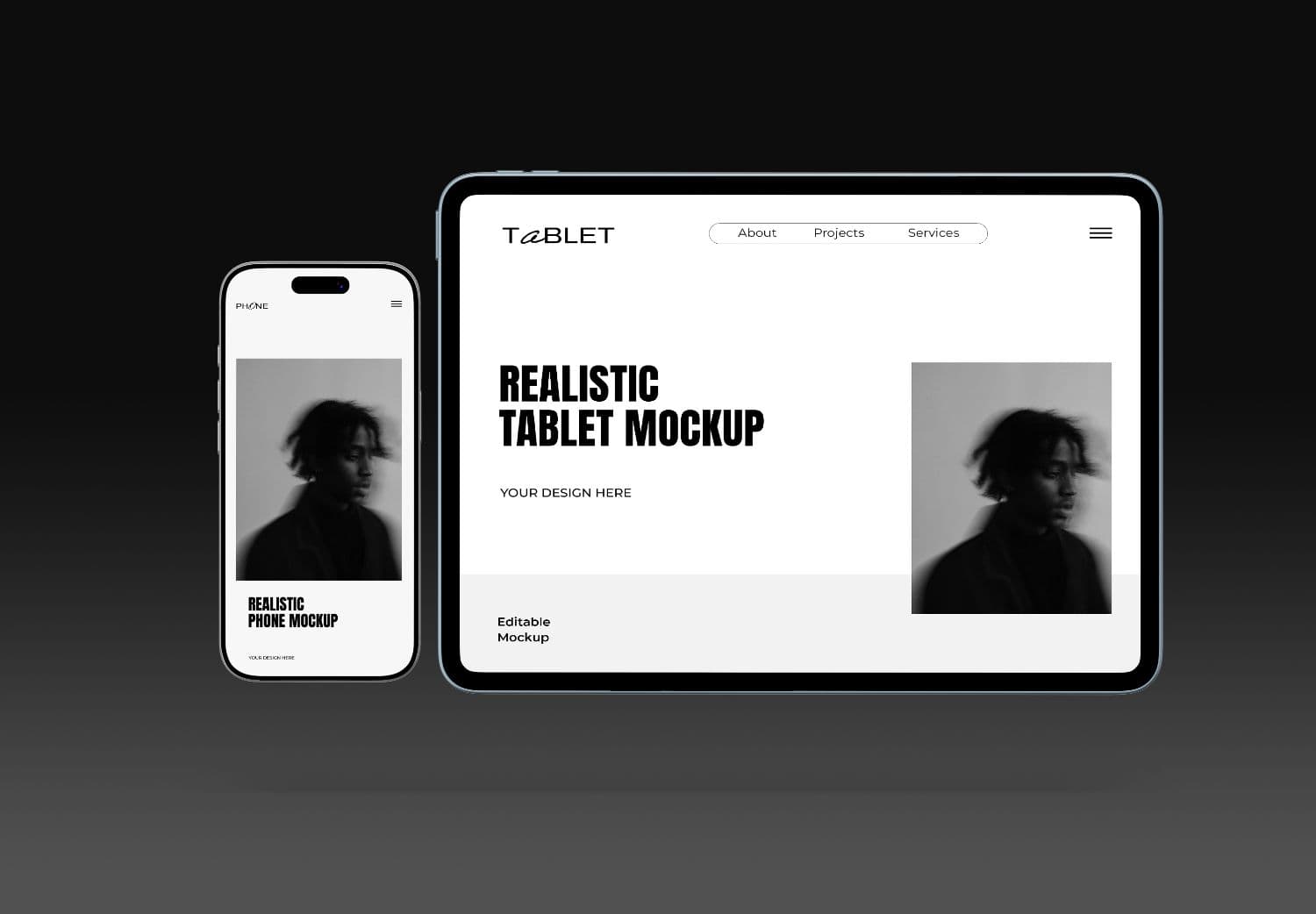 Mobile & Tablet Device Screen Mockup | MockupHive