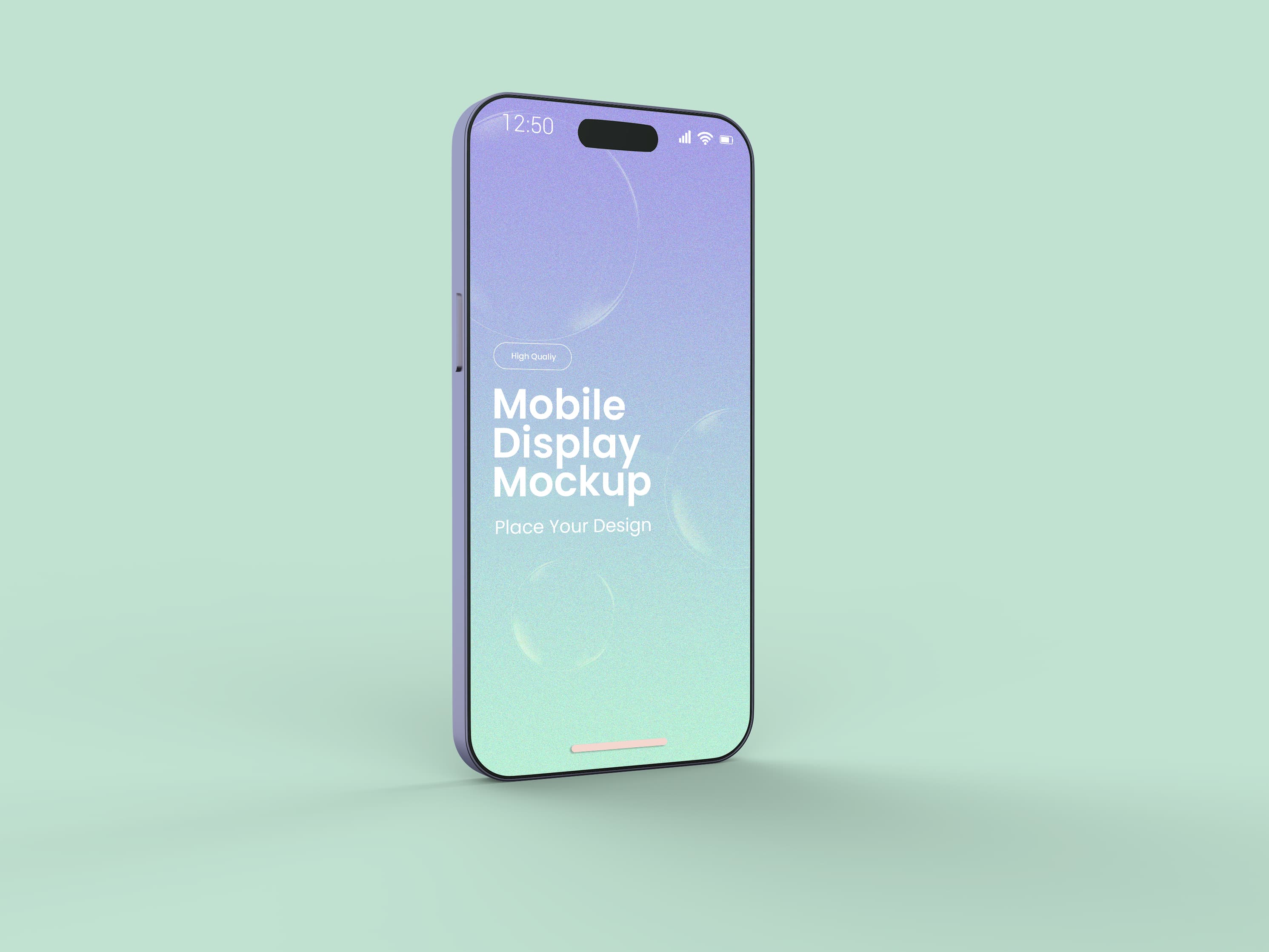 Mobile Phone Mockup Template – Editable PSD Mockup Template