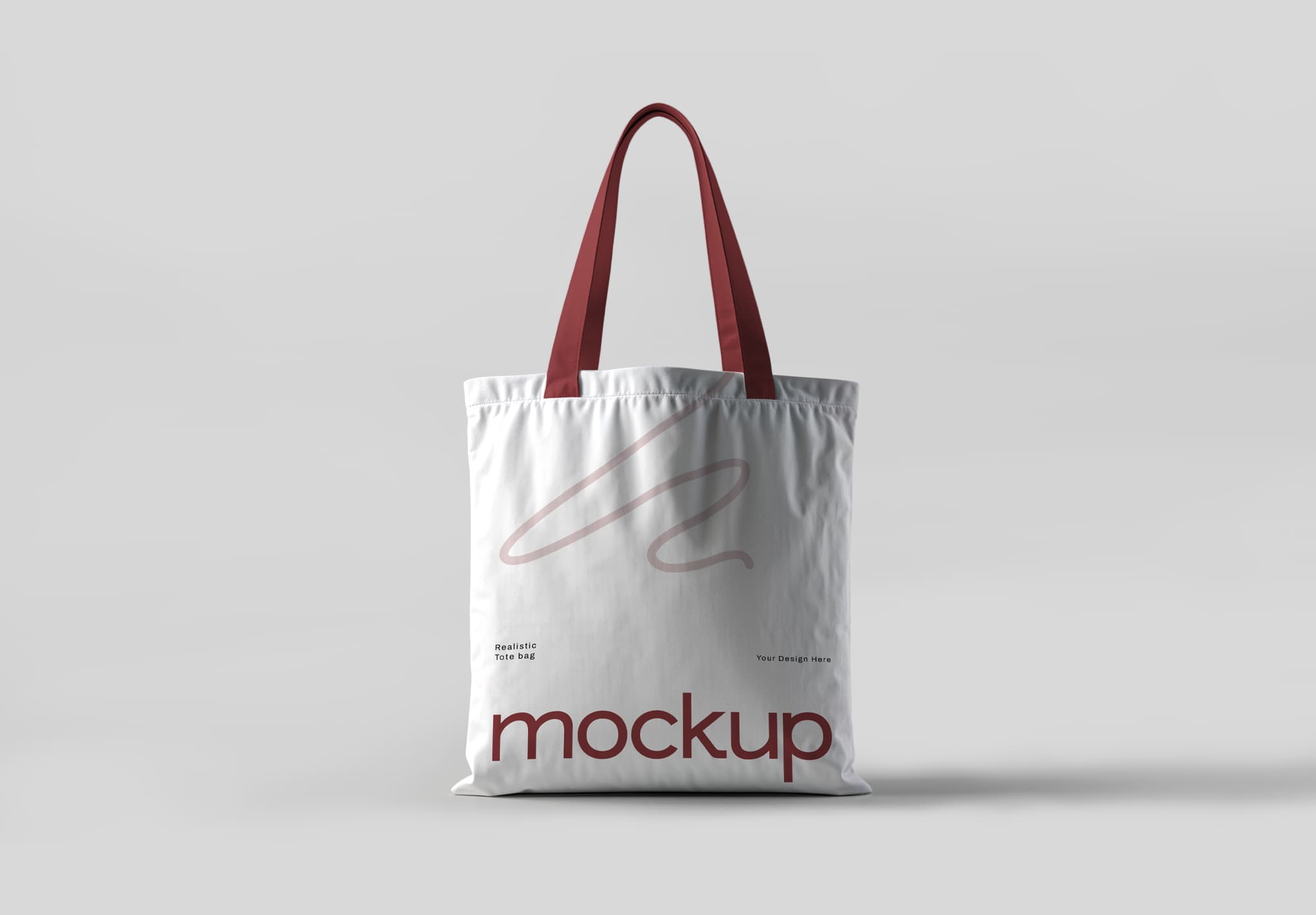 Realistic Tote Bag Mockup – Minimalist Design Template